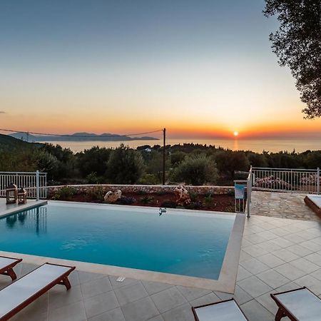 Fiscardo Luxury Stone Villa Alex ,With Sunset View! Fiskardo Luaran gambar