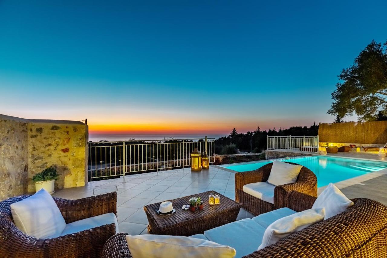 Fiscardo Luxury Stone Villa Alex ,With Sunset View! Fiskardo Luaran gambar
